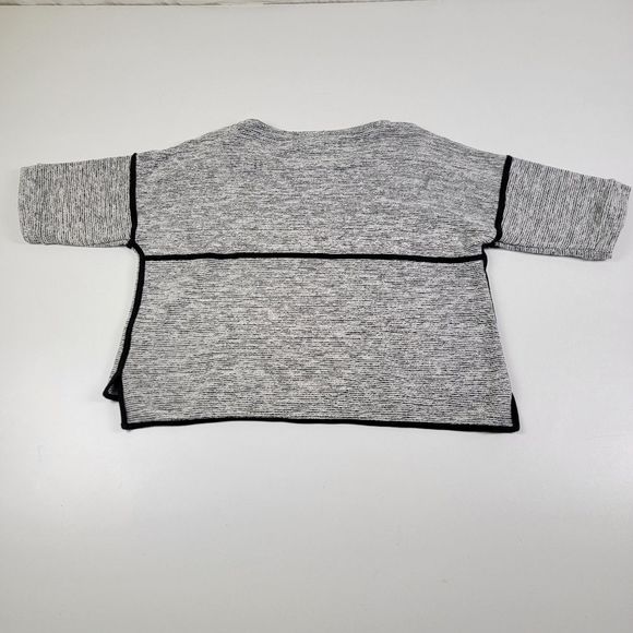 Madewell Small Textured Crop Sweatshirt Sweater Sz XL - Picture 10 of 11